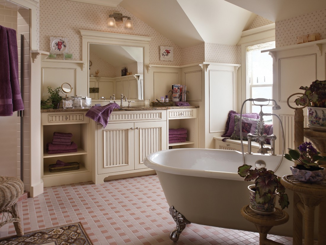 Elegant bathroom design from Holland Kitchens & Baths in West Hartford, CT